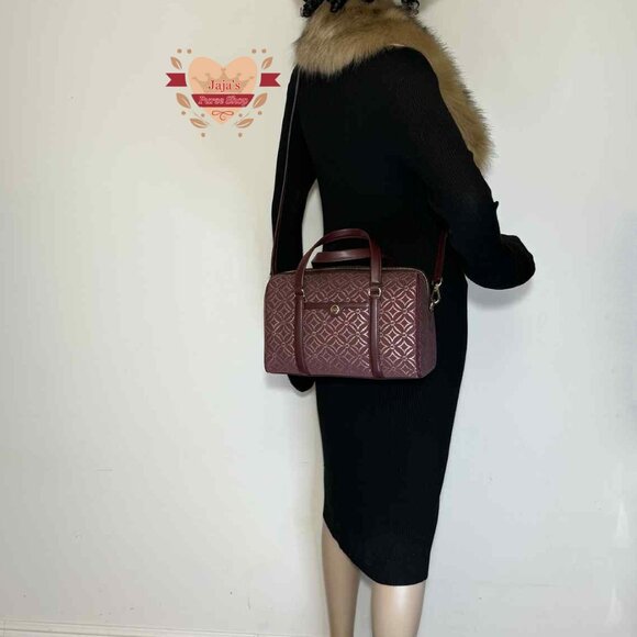 💟Michael Kors Signature Canvas-Leather Satchel & Crossbody Purse💟 - Picture 16 of 17